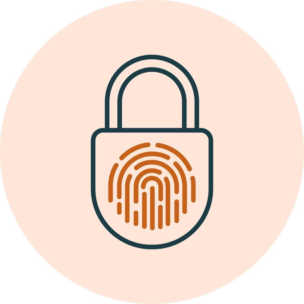 Fingerprint Vector Icon