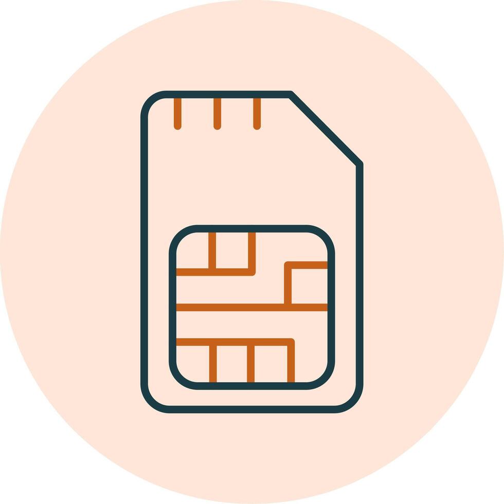 Sim Card Vector Icon