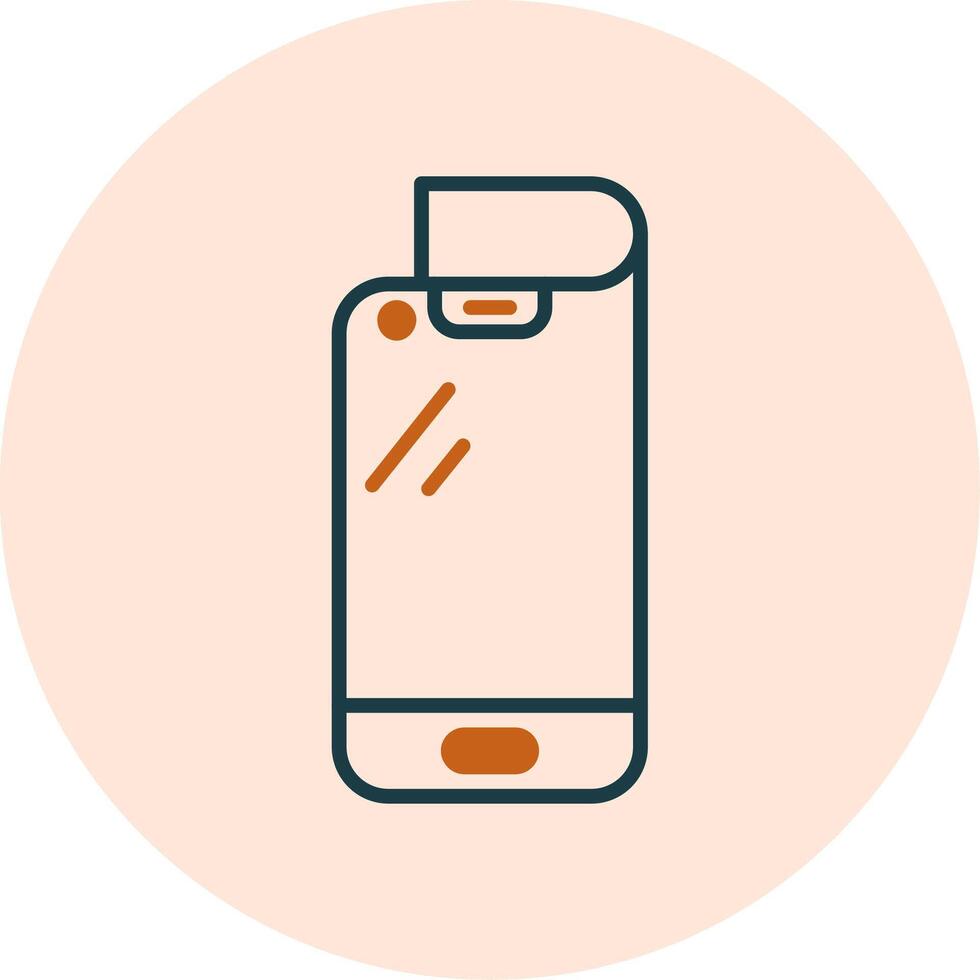 Foldable Smartphone Vector Icon