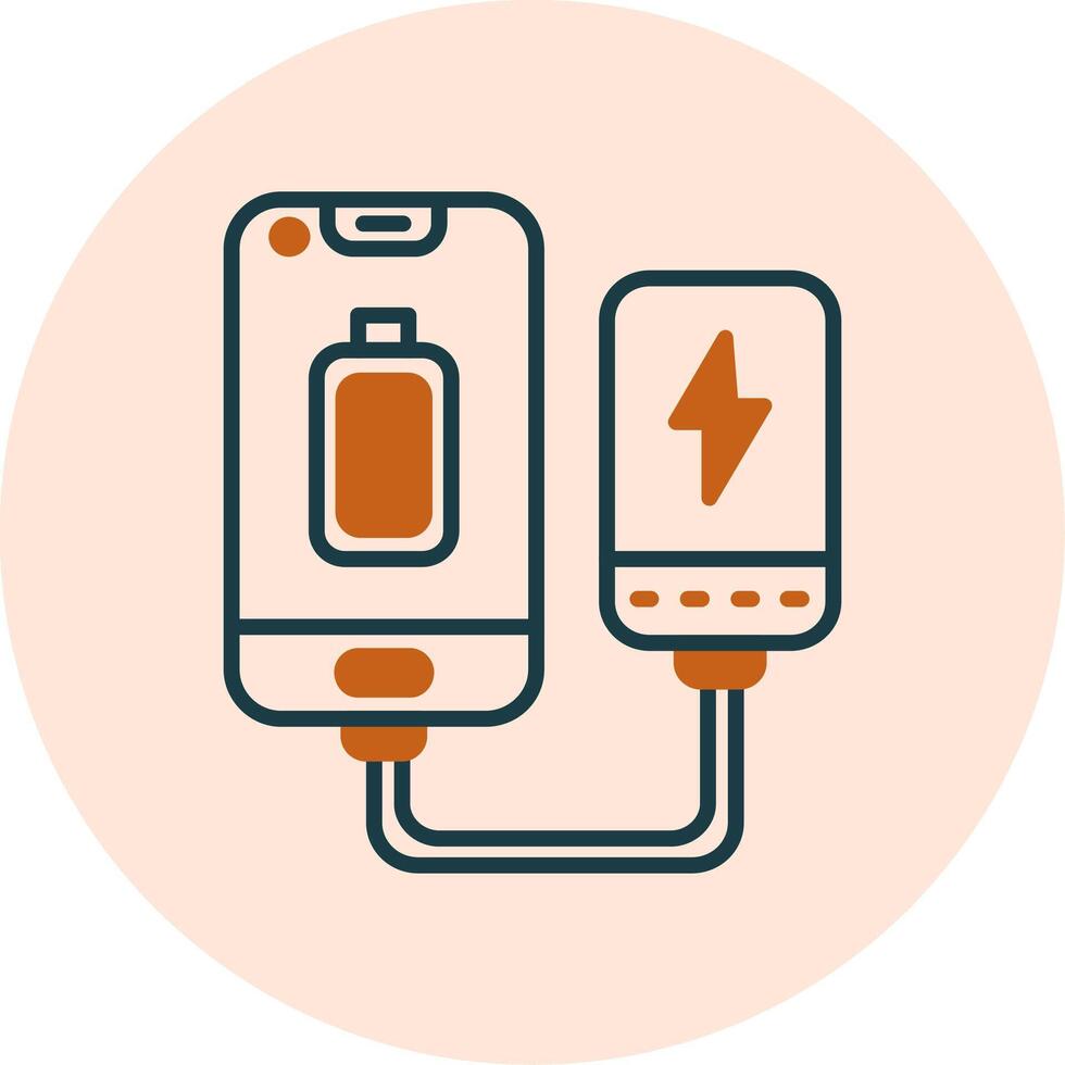 Portable Battery Vector Icon