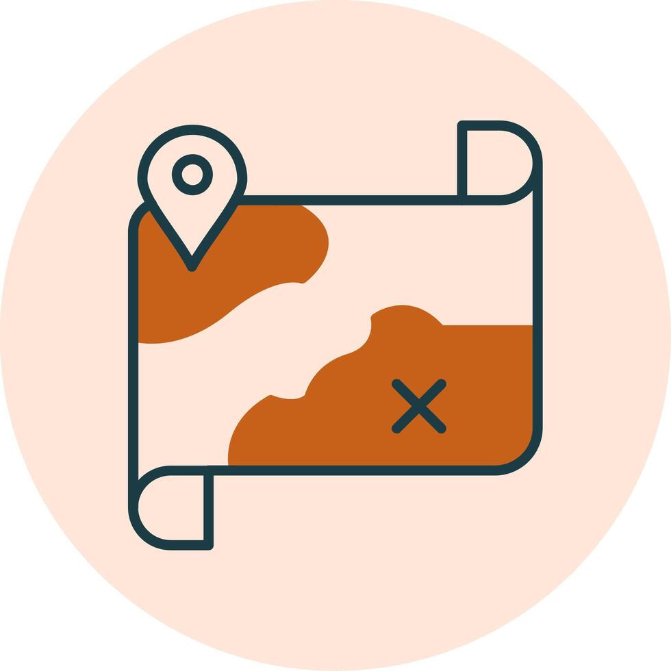 icono de vector de mapa