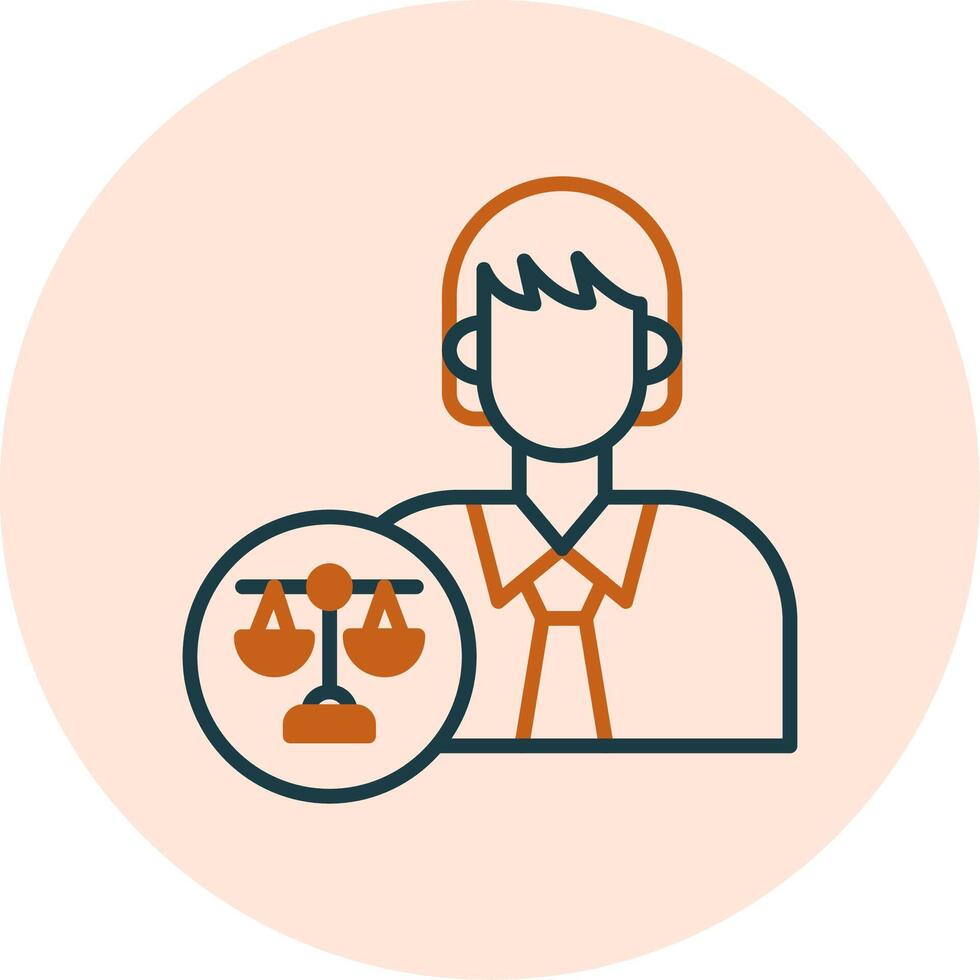 Lawyer Vector Icon