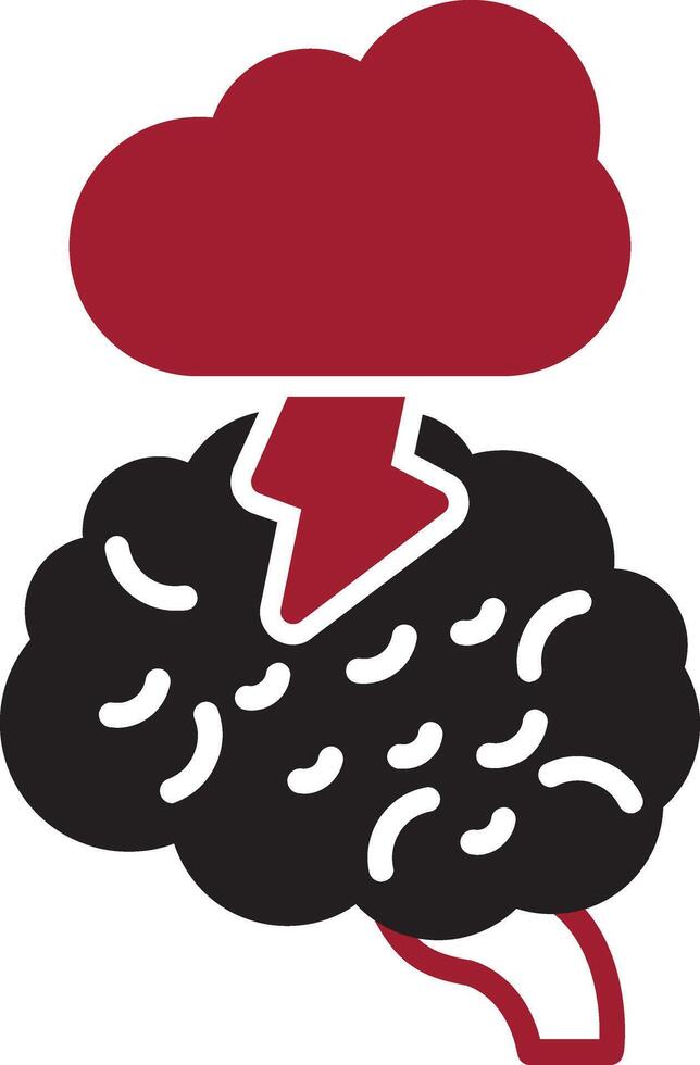 icono de vector de lluvia de ideas