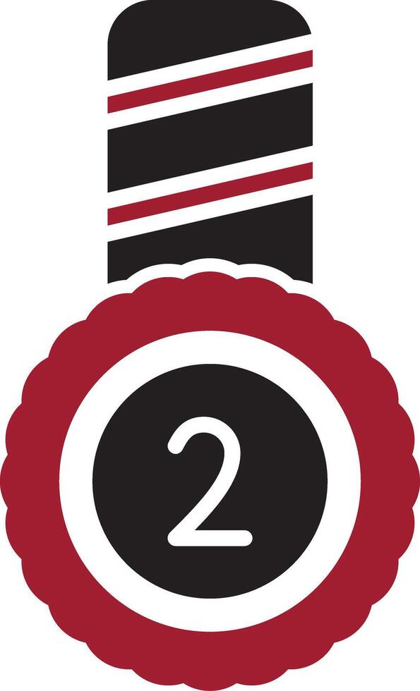 Second Place Vector Icon