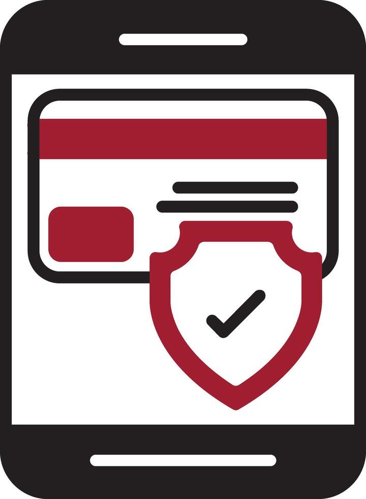 icono de vector de pago seguro