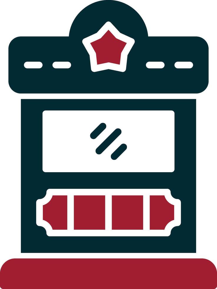 Ticket Box Vector Icon