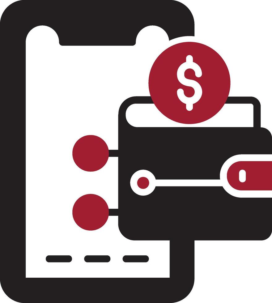 Digital Wallet Vector Icon