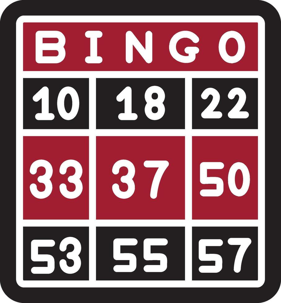 Bingo Vector Icon