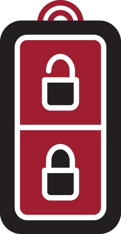 Car Key Vector Icon