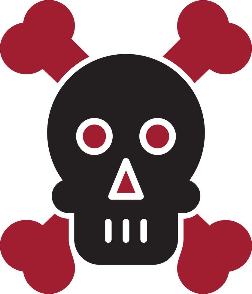 Skull And Bones Vector Icon
