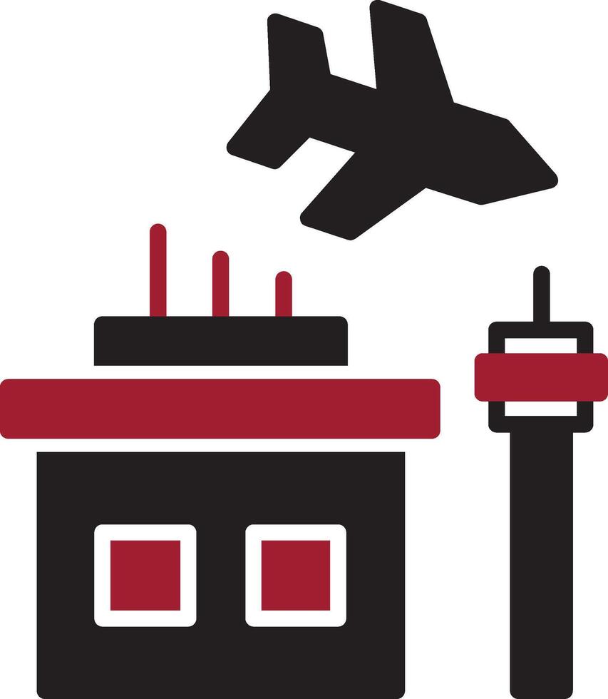 icono de vector de aeropuerto