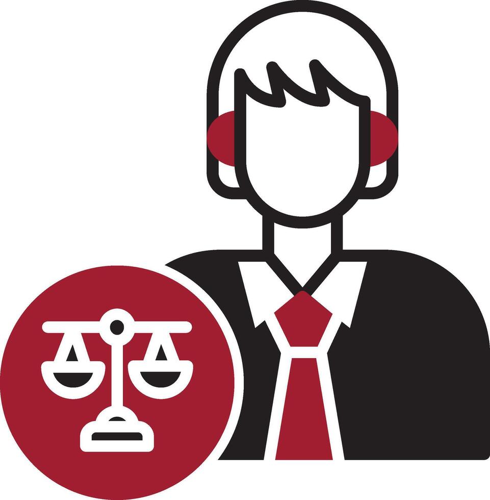Lawyer Vector Icon