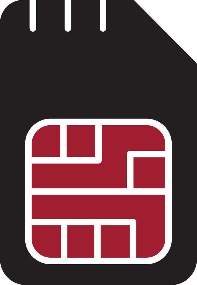 Sim Card Vector Icon