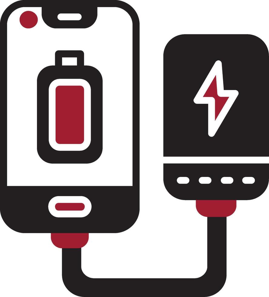 Portable Battery Vector Icon