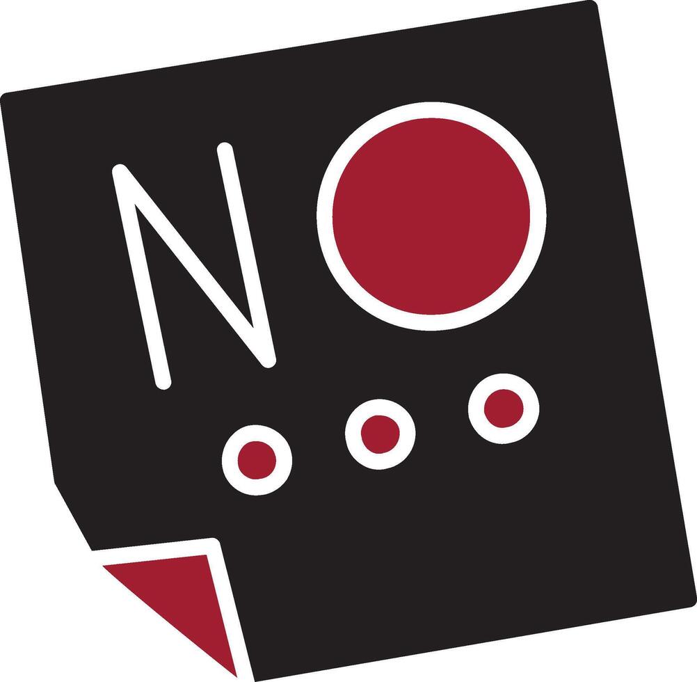 Say No Vector Icon