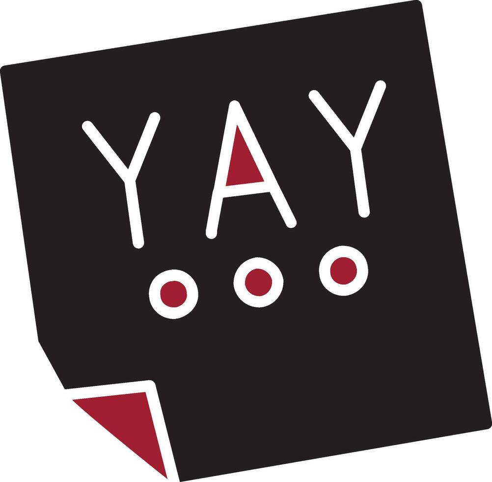 Yay Vector Icon