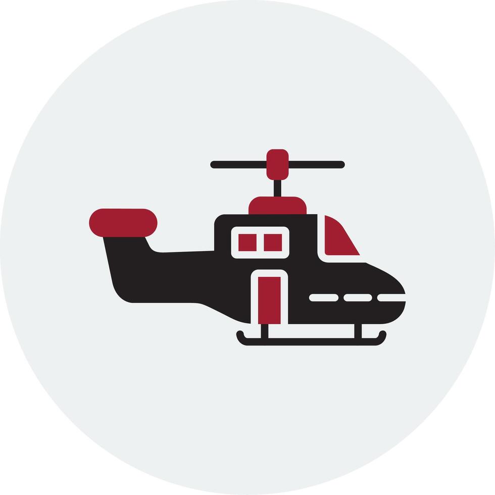 helicóptero vector icono