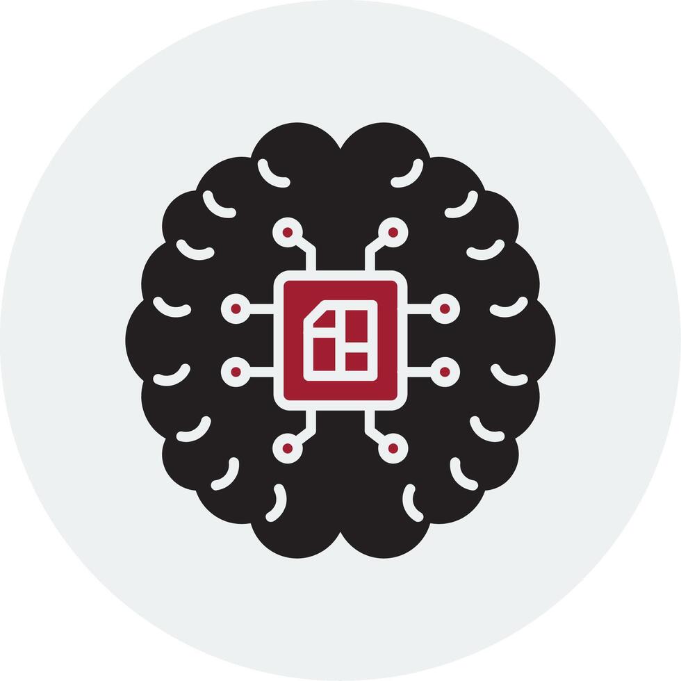 Artificial Intelligence Vector Icon