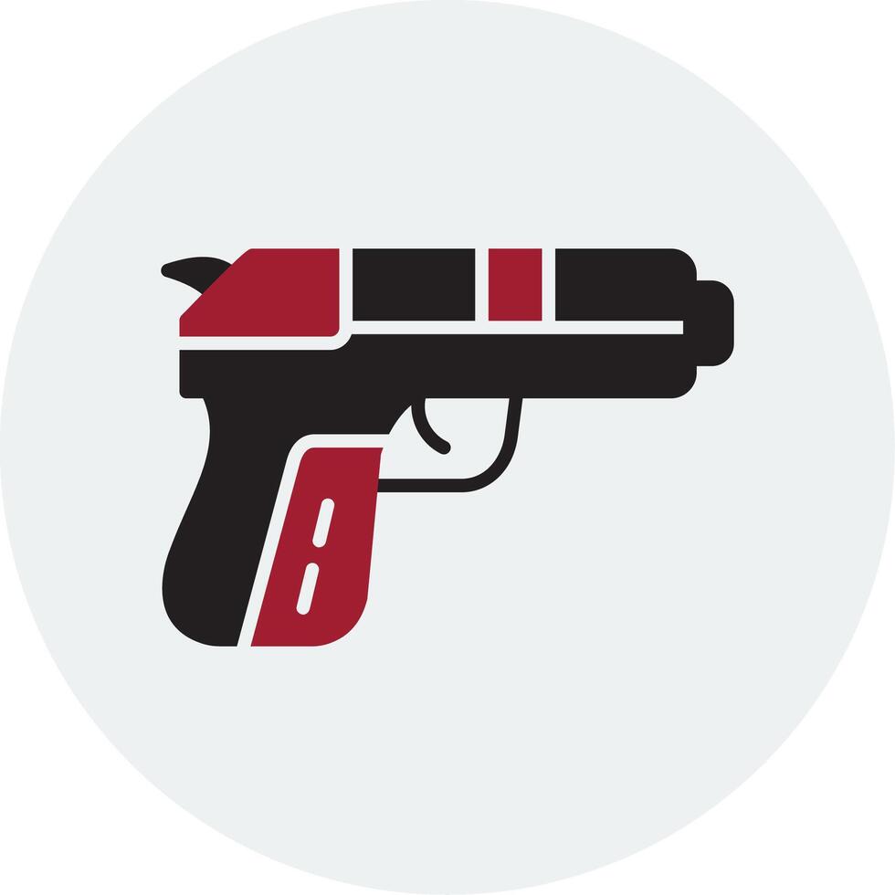 icono de vector de pistola