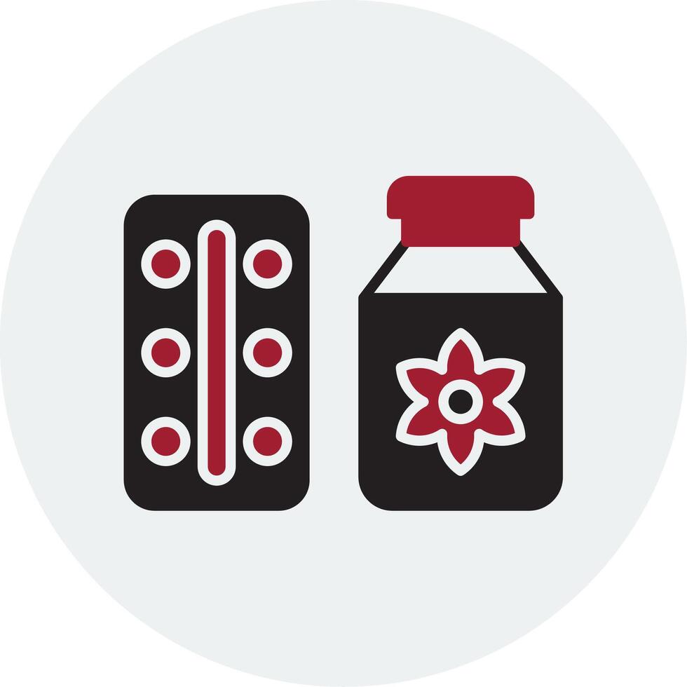 Phytotherapy Vector Icon