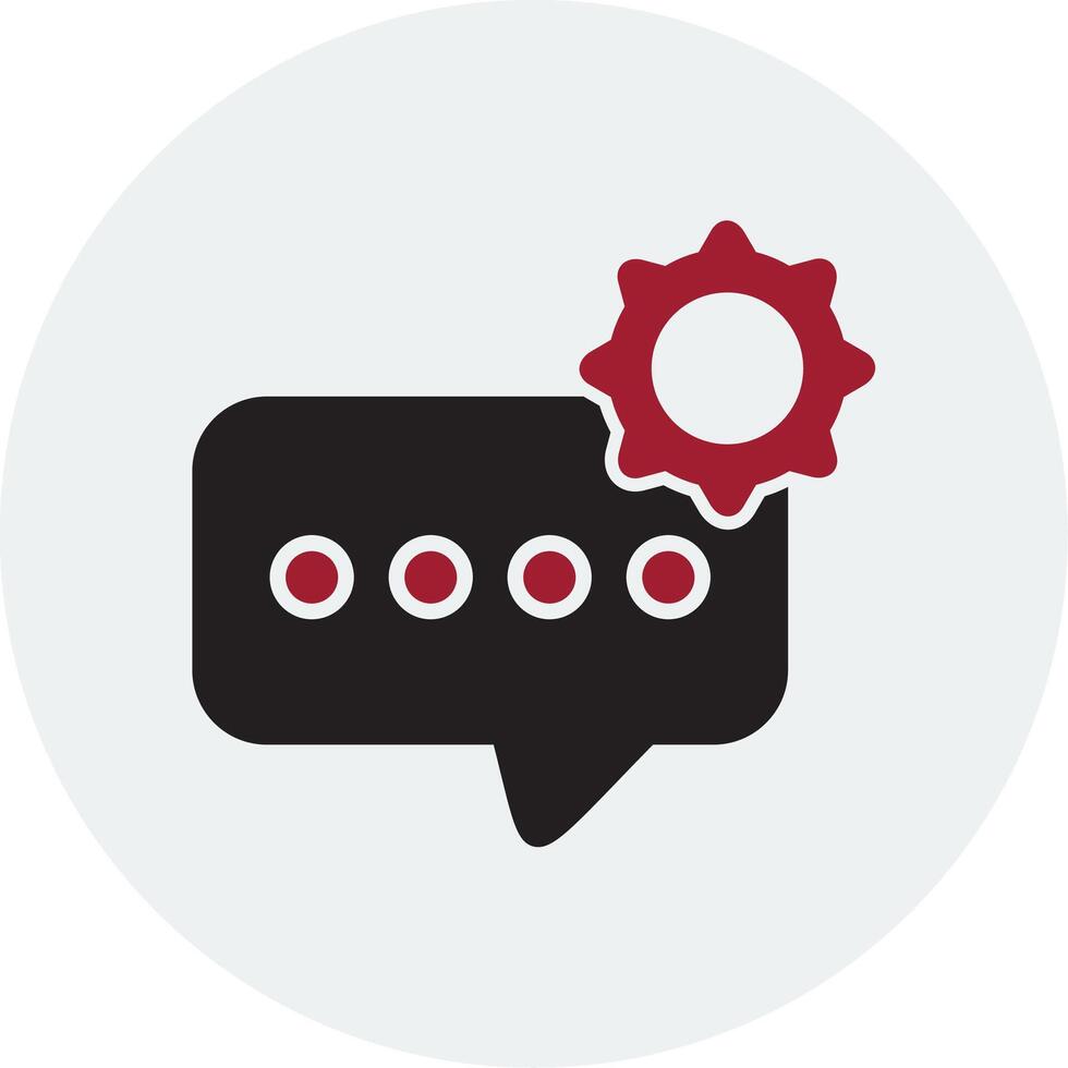 Support Chat Vector Icon