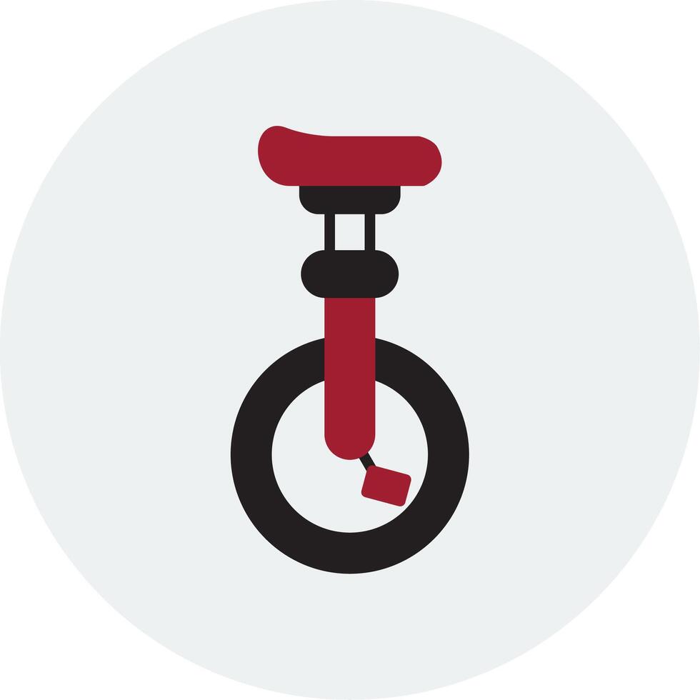 Unicycle Vector Icon