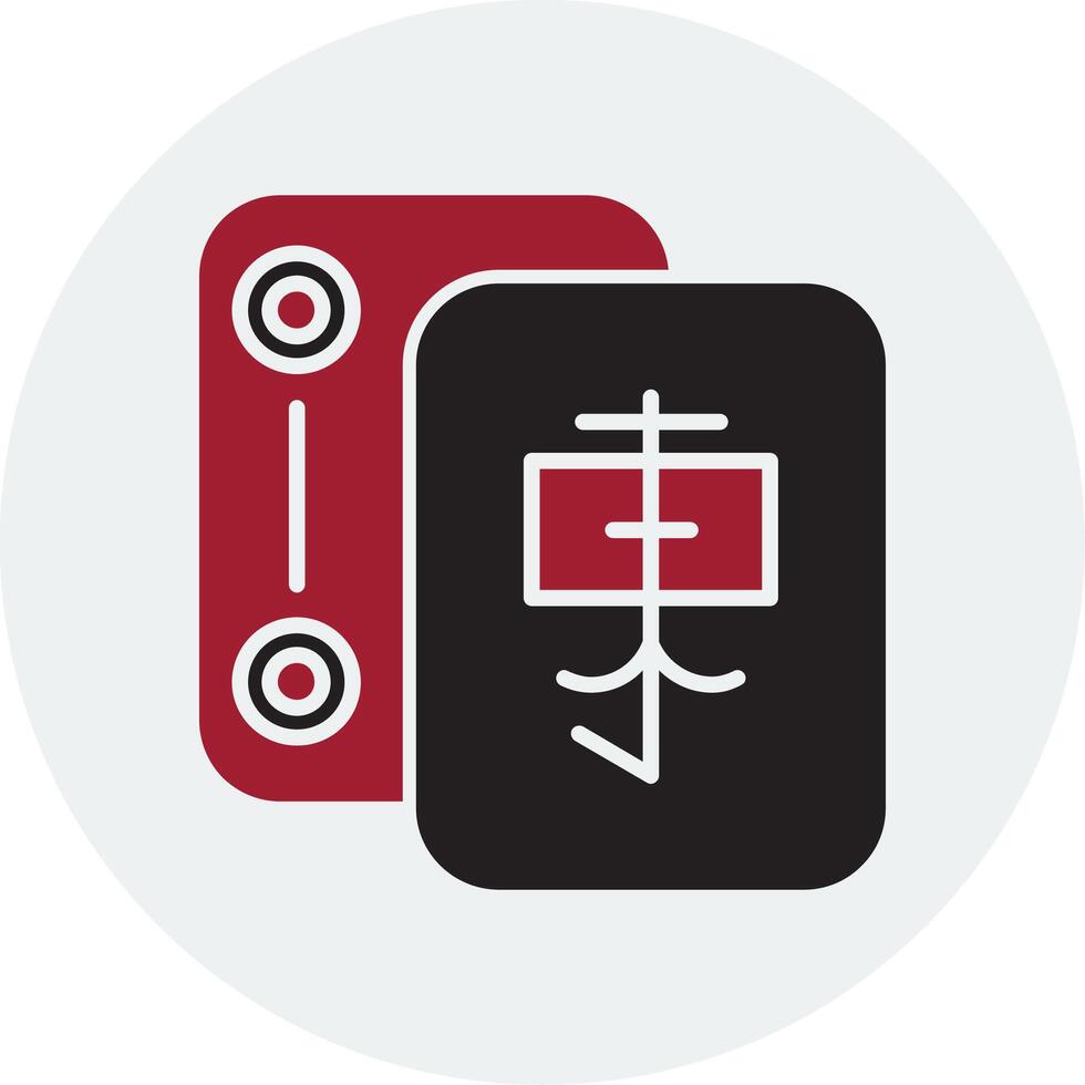 Mahjong Vector Icon