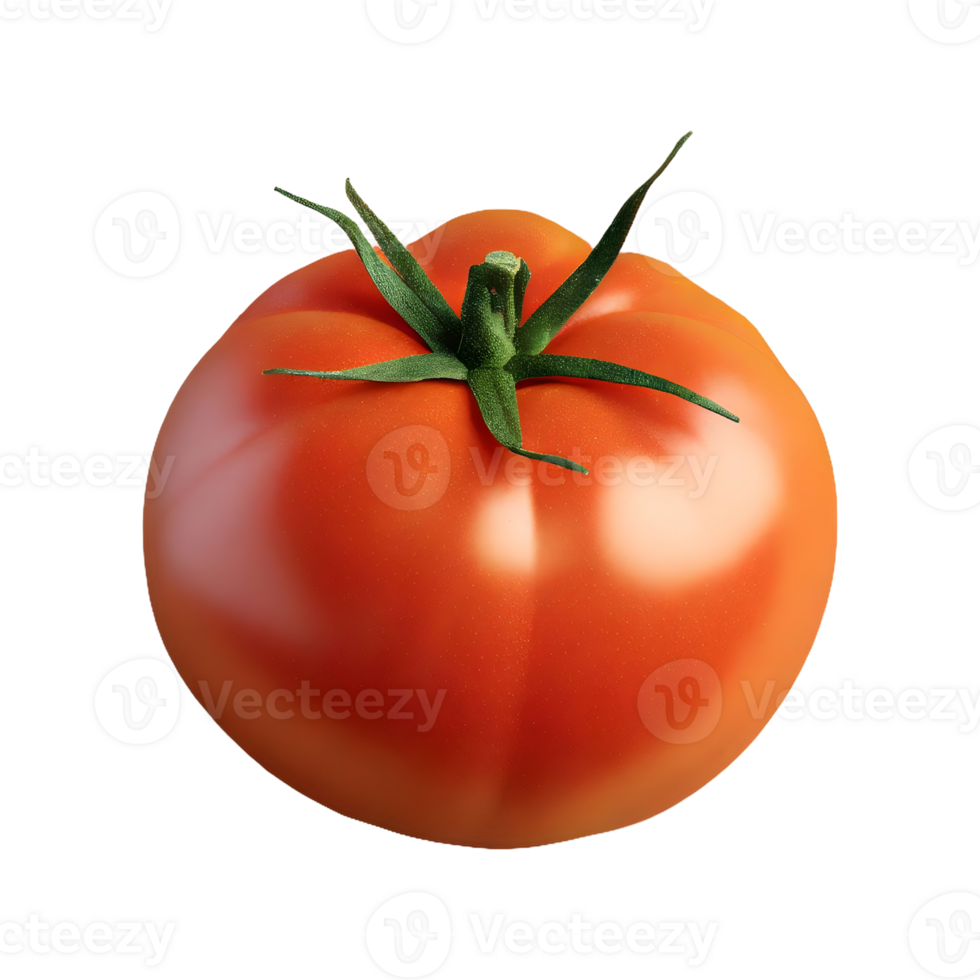 AI generated Tomato fruit isolated on transparent background png