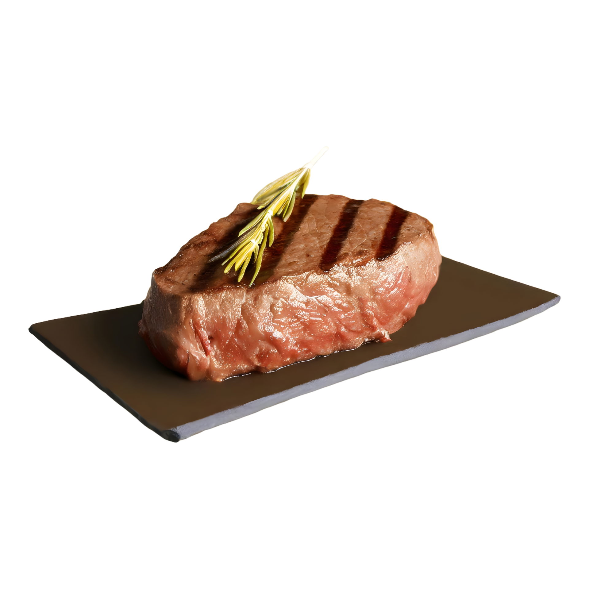 AI generated Tasty grilled beef fillet steak isolated on transparent