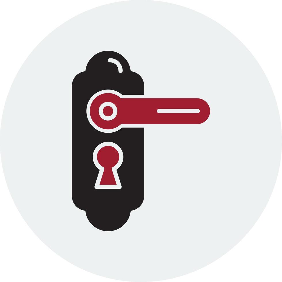 Door lock Vector Icon