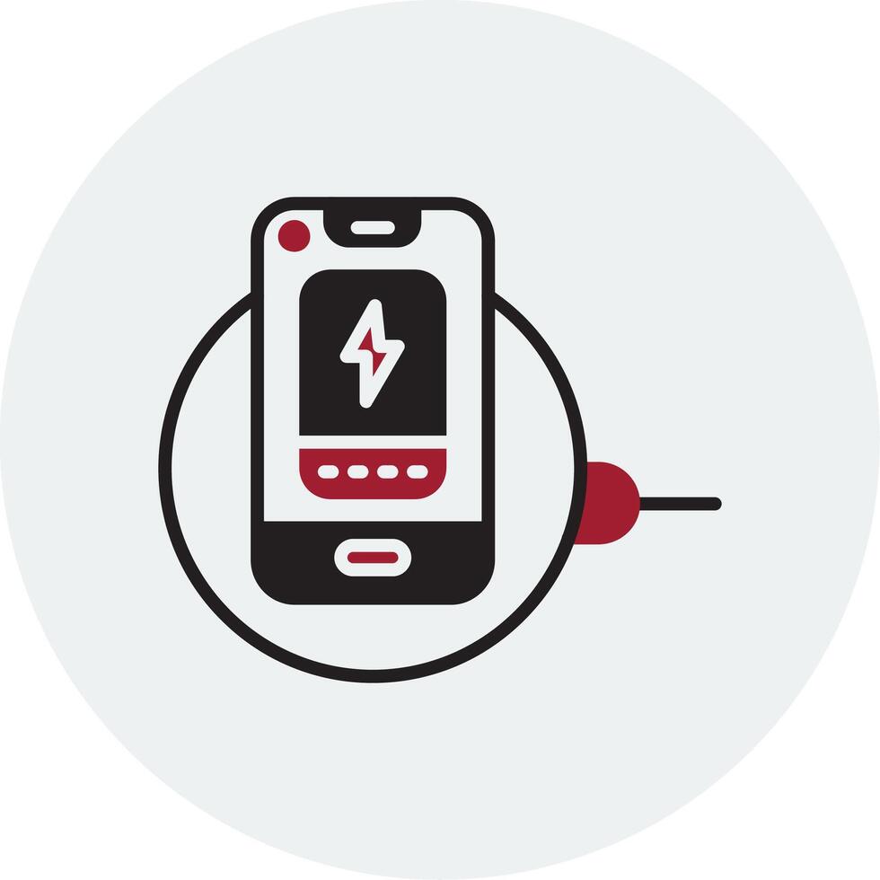 Wireless Charger Vector Icon