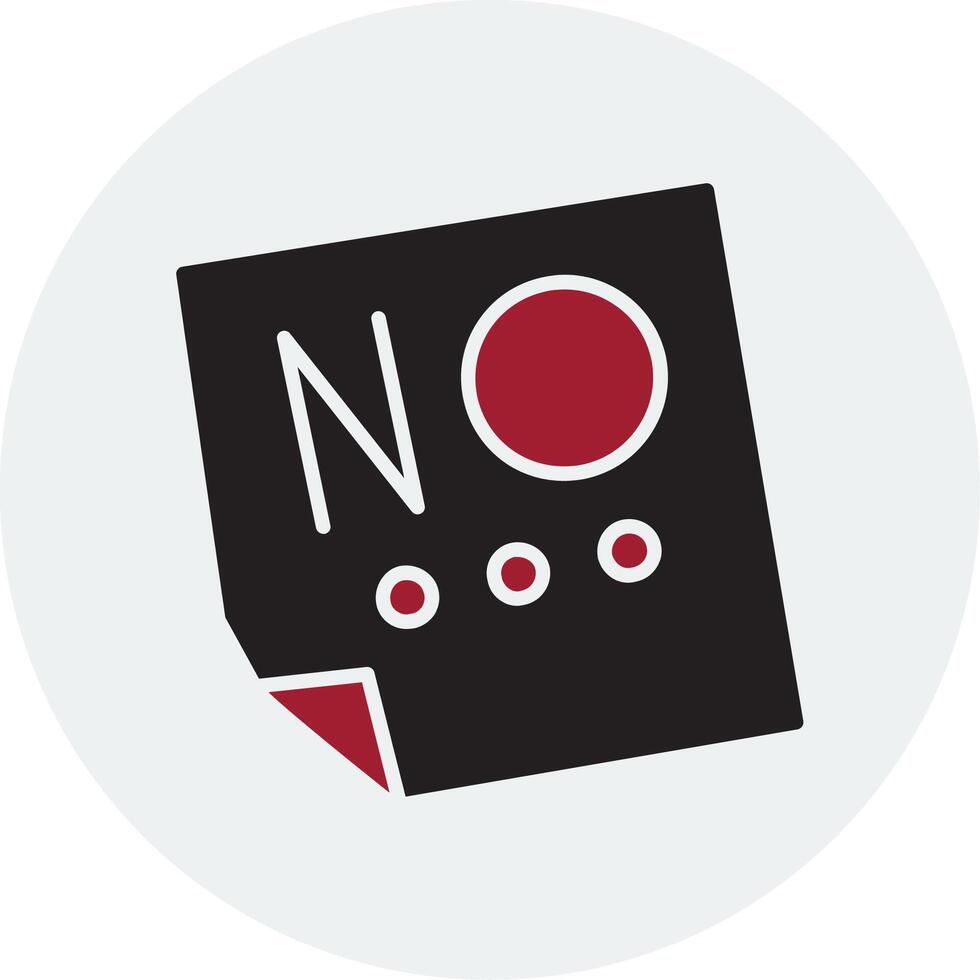Say No Vector Icon