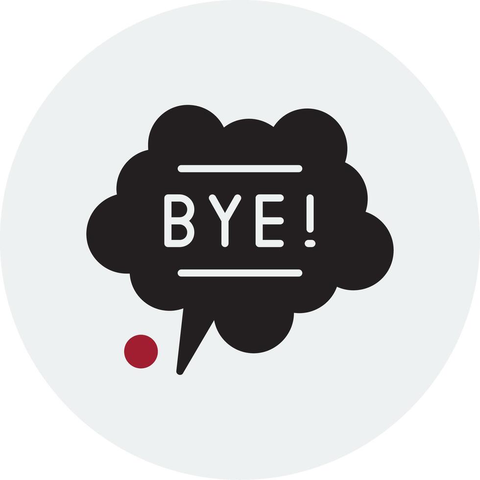 Bye Vector Icon