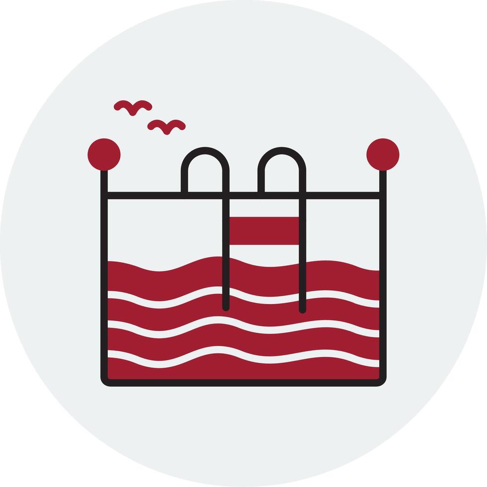 Swimming Pool Vector Icon