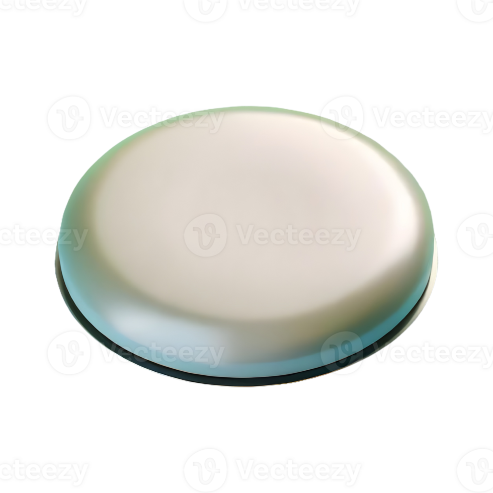 AI generated Button isolated on transparent background png