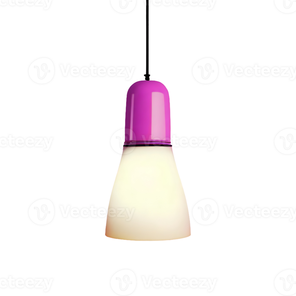 AI generated Lamp isolated on transparent background png