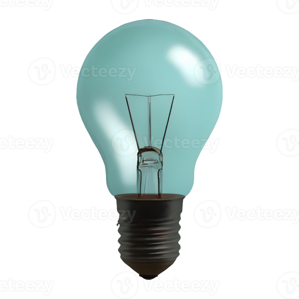 AI generated Bulb isolated on transparent background png