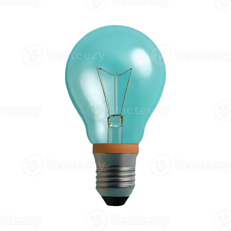 AI generated Bulb isolated on transparent background png