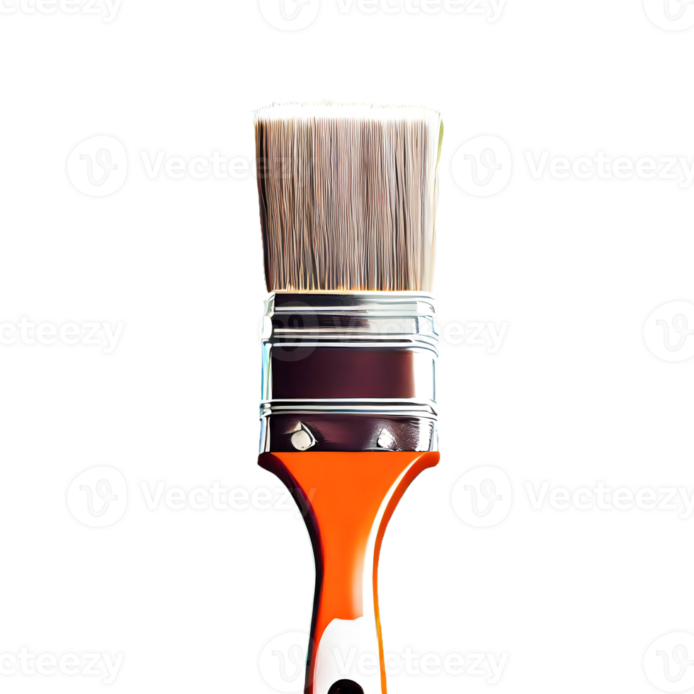 AI generated Paint brush isolated on transparent background png
