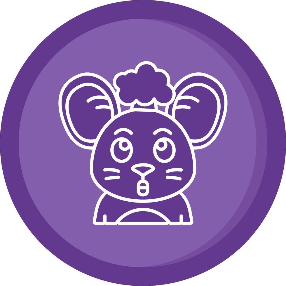 Exploding Solid Purple Circle Icon vector