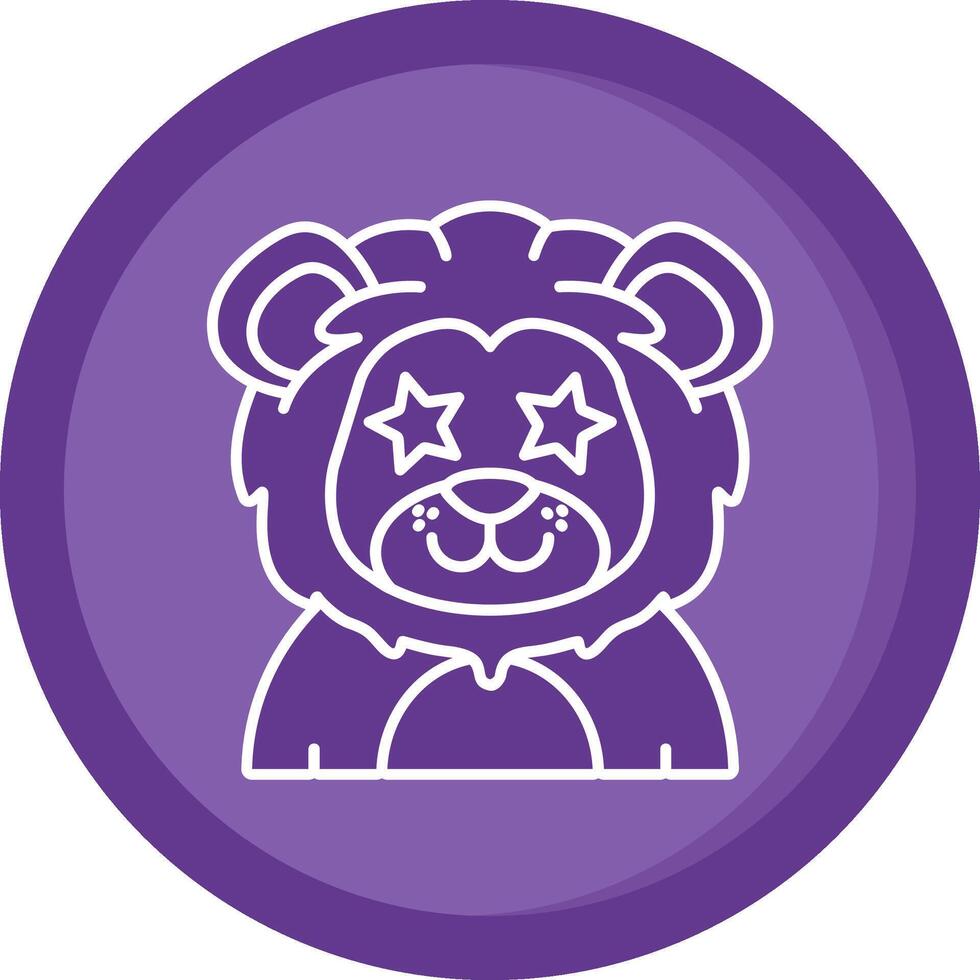 Famous Solid Purple Circle Icon vector