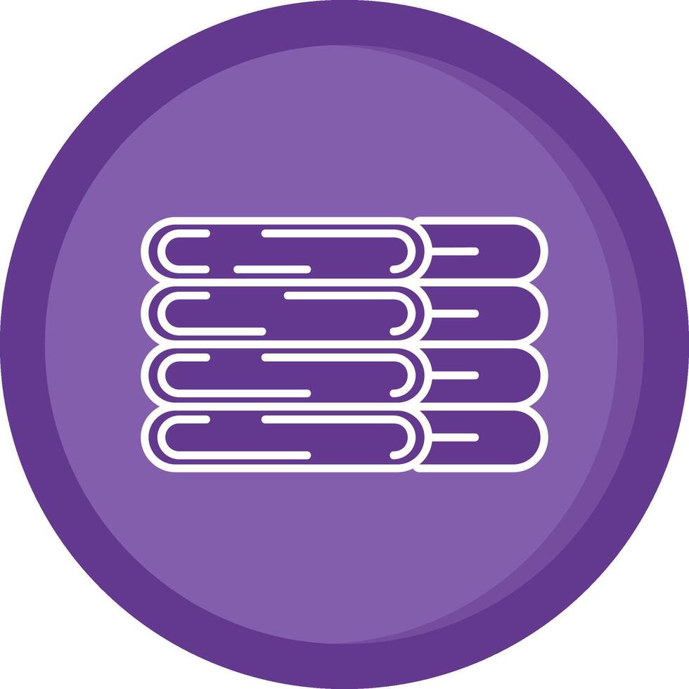 Fabric Solid Purple Circle Icon vector