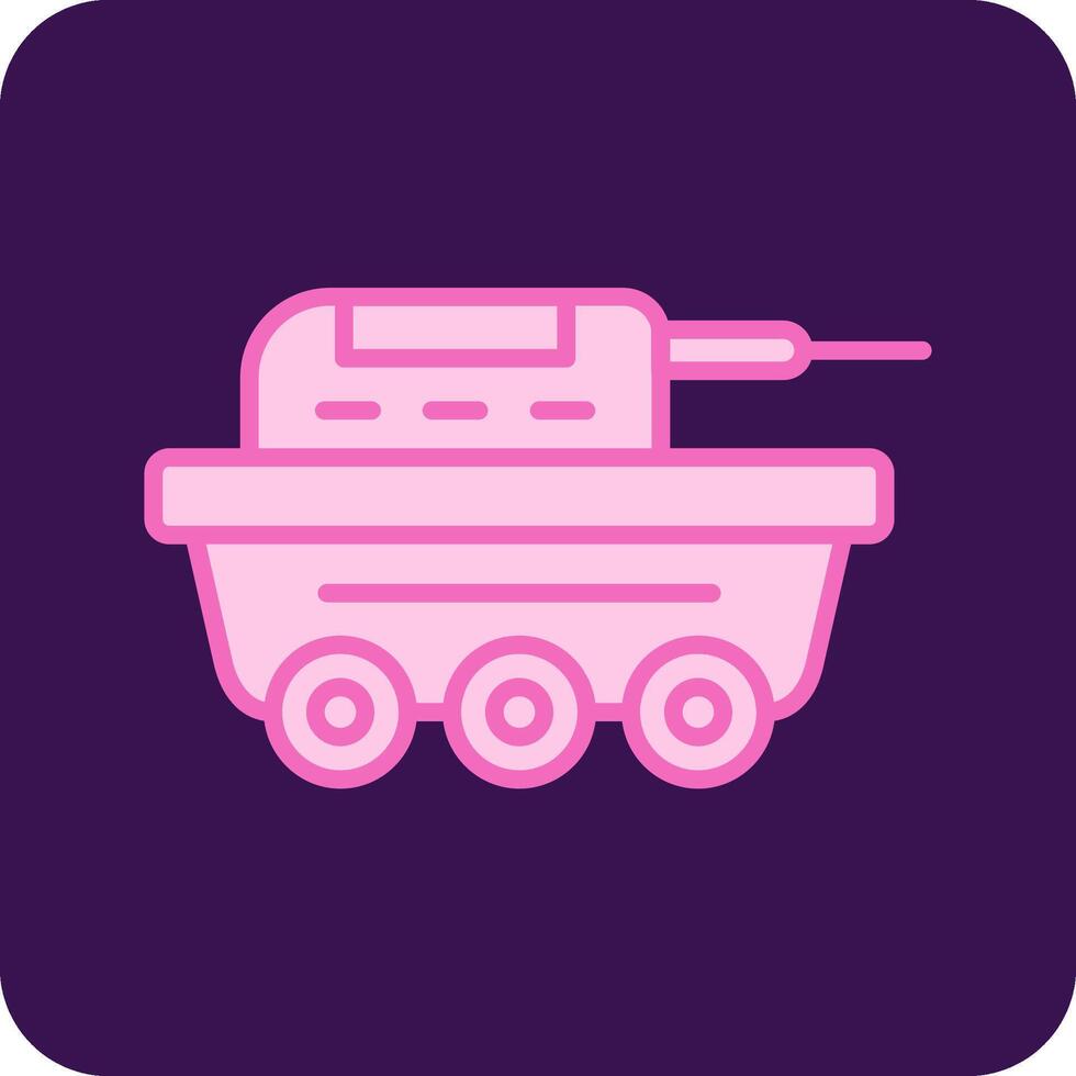 icono de vector de tanque