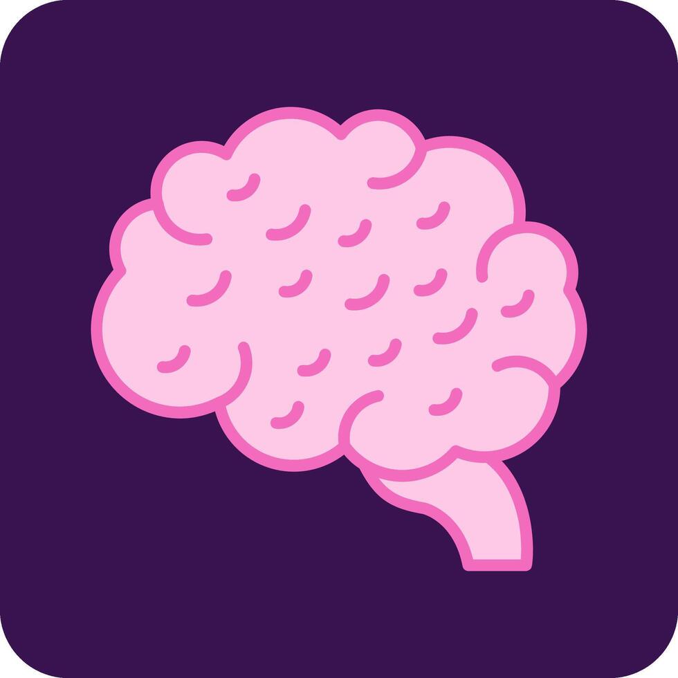 Human Brain Vector Icon