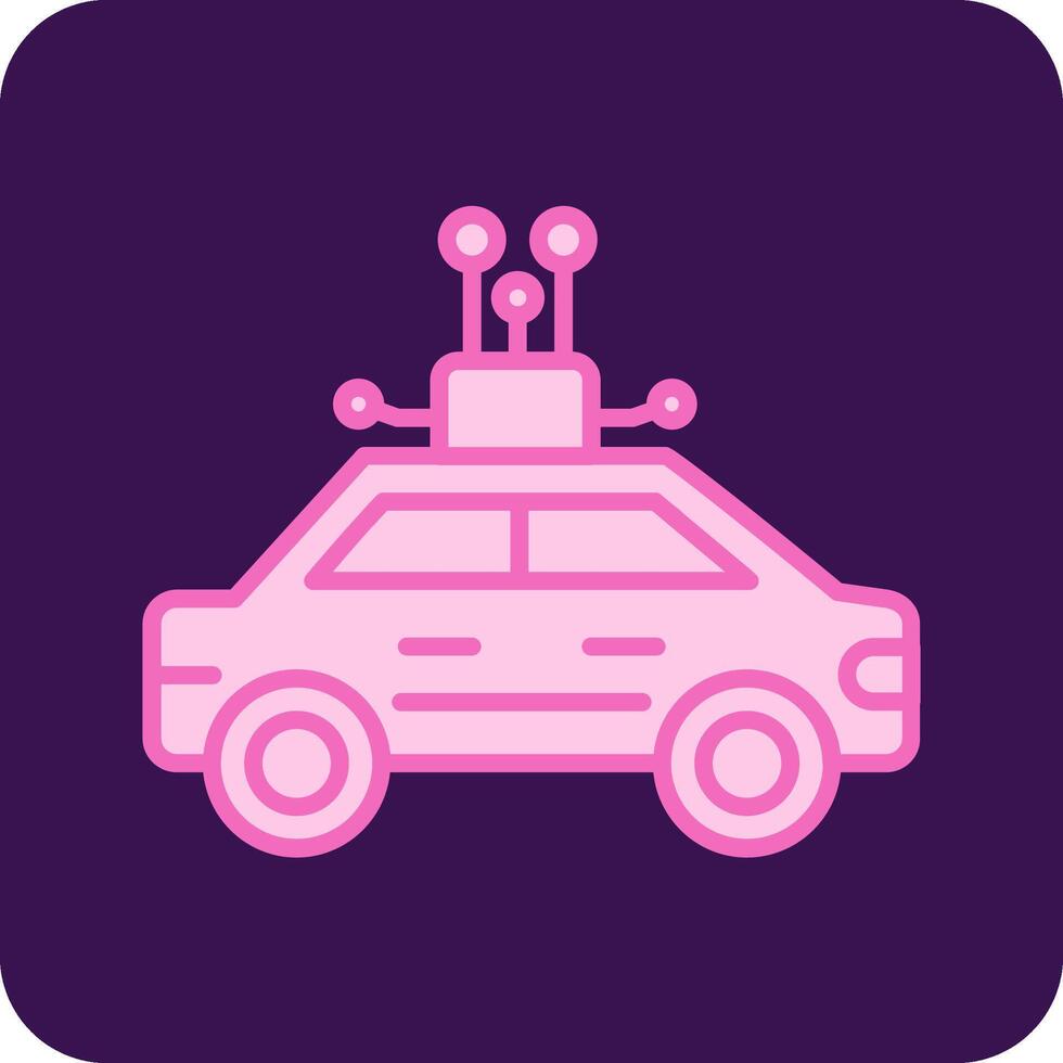 Smart Car Vector Icon