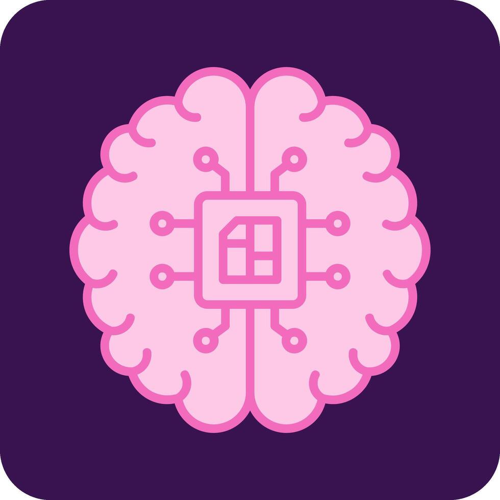 Artificial Intelligence Vector Icon