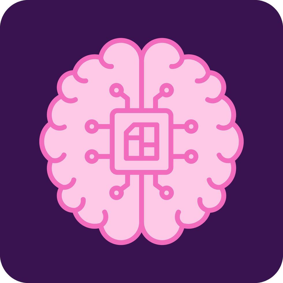 Artificial Intelligence Vector Icon