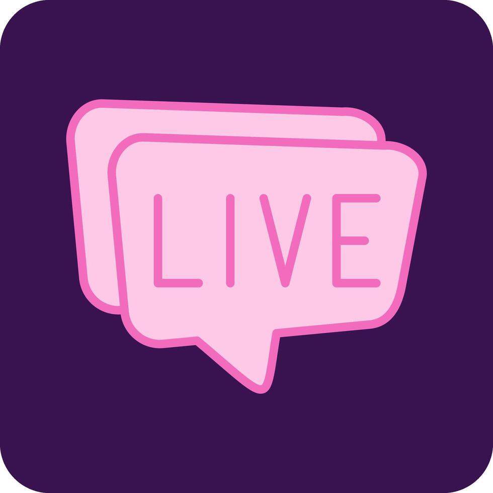 Live Chat Vector Icon