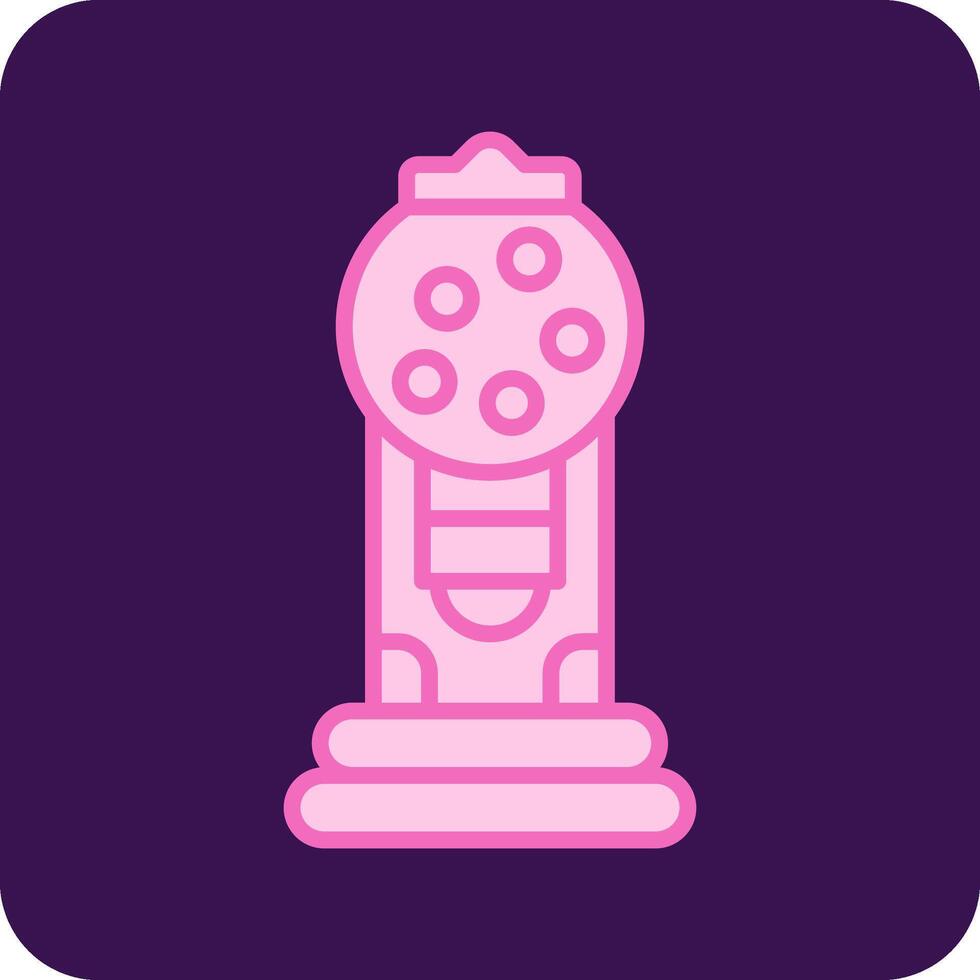 Gum Machine Vector Icon