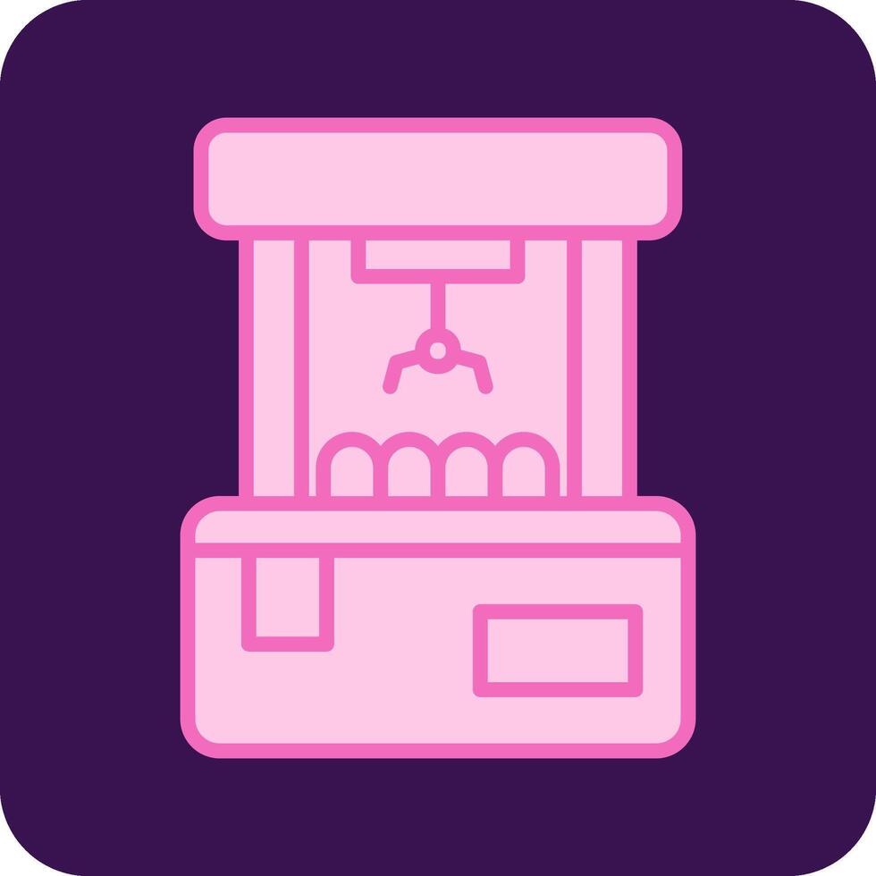 Claw Machine Vector Icon